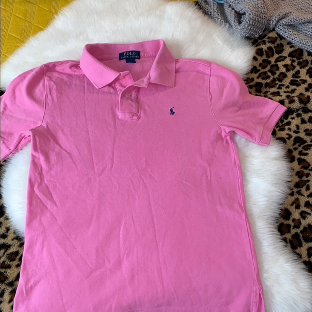 Polo Ralph Lauren boys pink polo